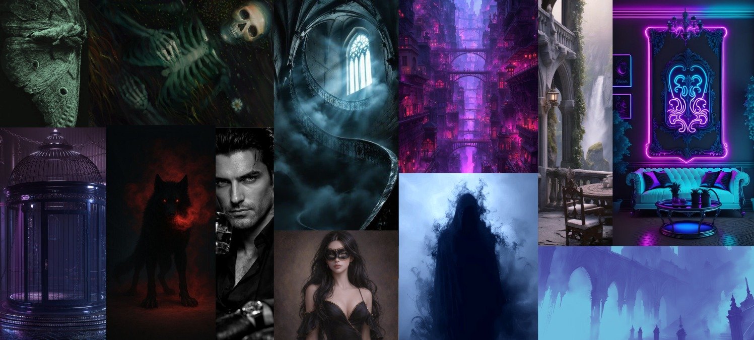 A Moodboard for Devour the Dark